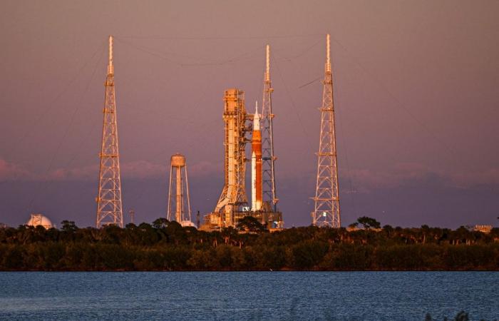 Rocket issue forces Nasa to scrap March launch window for Moon mission