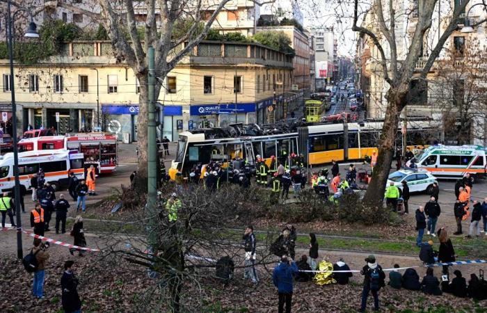‘Enormous bang’ and chaos: Milan tram derails, crashes into restaurant; two killed, 38 injured