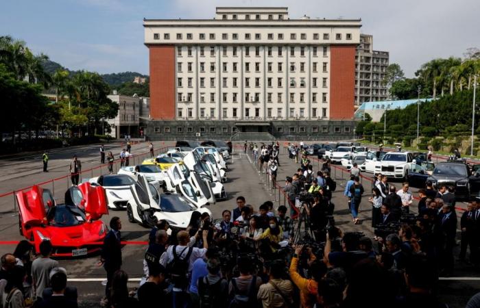 Taiwan indicts 62 linked to suspected Cambodia‑based Prince Group scam network; seized Ferraris among cars up for auction