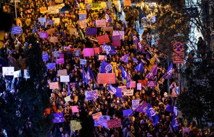 Protests in Paris, Madrid, Istanbul and Latin America call for gender equality and an end to Middle East war