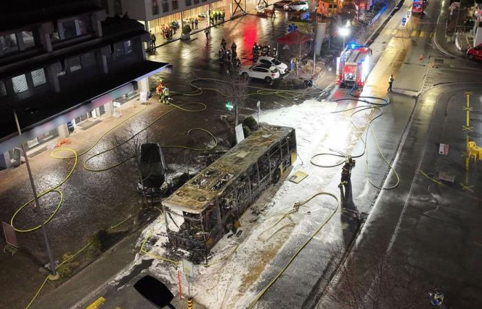 Six dead, five injured after bus bursts into flames in Switzerland, police suspect deliberate act