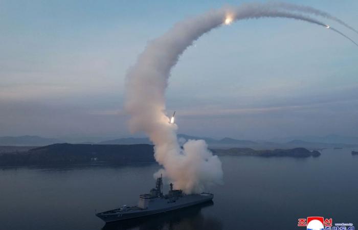 North Korea fires about 10 ballistic missiles toward Sea of Japan