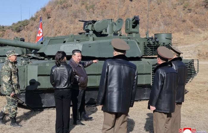 Kim Jong Un showcases new battle tank in large-scale North Korea drill