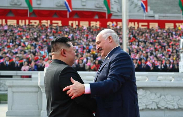 North Korea’s Kim rolls out red carpet for Belarusian leader, signals tighter anti-West ties
