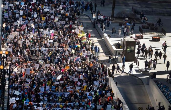 Millions join ‘No Kings’ rallies across US and Europe to protest Trump’s policies