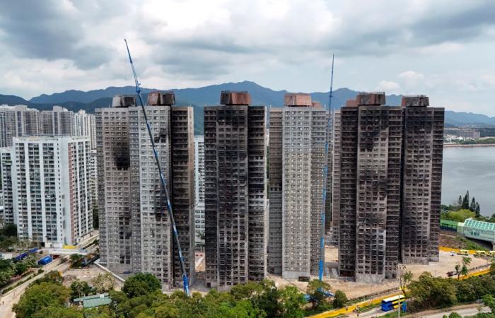 Thousands return to fire-hit Hong Kong complex for first time since deadly blaze