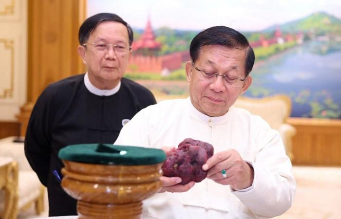 Myanmar reveals massive 11,000-carat ruby find in gemstone-rich Mogok