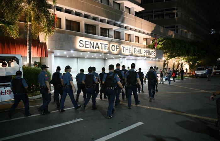 Philippine police arrest suspect after gunfire inside Senate amid ICC-linked standoff