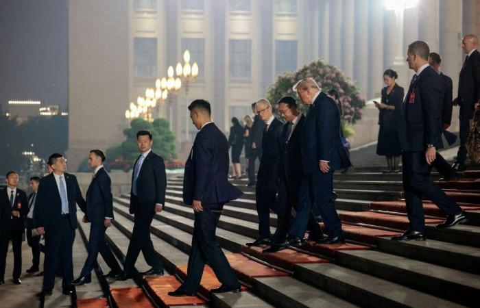 Trump departs China with ‘underwhelming’ trade deals and warning on Taiwan