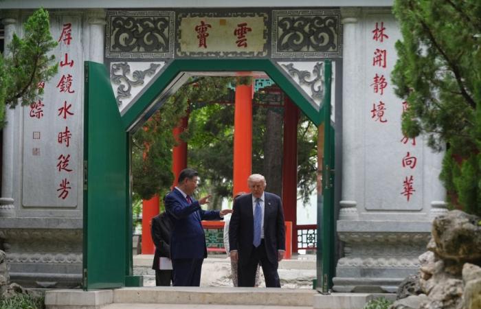 Trump and Xi share light moment in Zhongnanhai garden ‘very rarely’ seen by outsiders