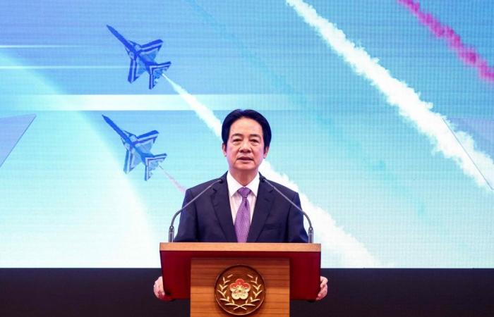 Taiwan president Lai says ‘foreign forces’ cannot decide island’s future