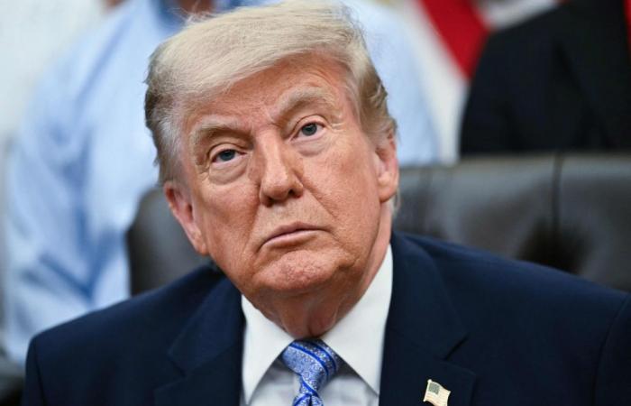 Trump says ‘goodness he’s finally gone’ after CBS axes Colbert’s Late Show