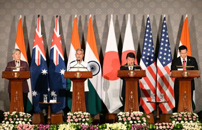 China warns against ‘forming cliques’ after ‘Quad’ raises alarm over South China Sea tensions