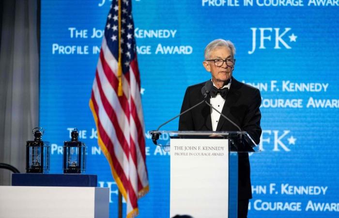 Outgoing Fed chair Powell defends central bank independence in veiled Trump rebuke