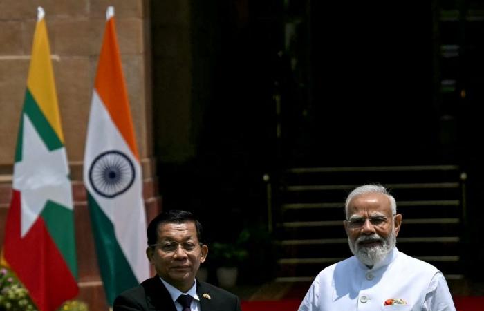India welcomes Myanmar leader Min Aung Hlaing, pledges support for peace efforts