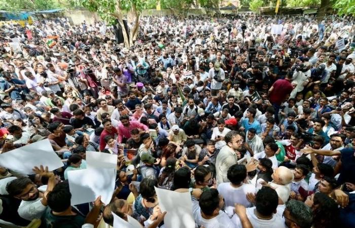 Indian police deploy steel barricades and detention vans as ‘Cockroach Janta Party’ plans street protest