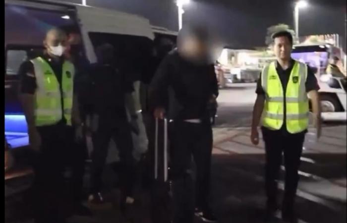 Wanted Australian biker gang figure caught hiding in private jet toilet in Bali