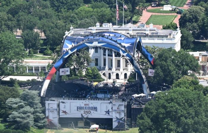 In middle of war, Trump celebrates 80th birthday with US$60m UFC cage match on White House lawn