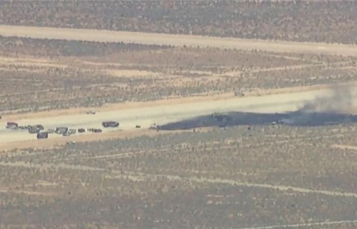 Routine test flight ends in catastrophe as B‑52 crashes at California air base, eight dead