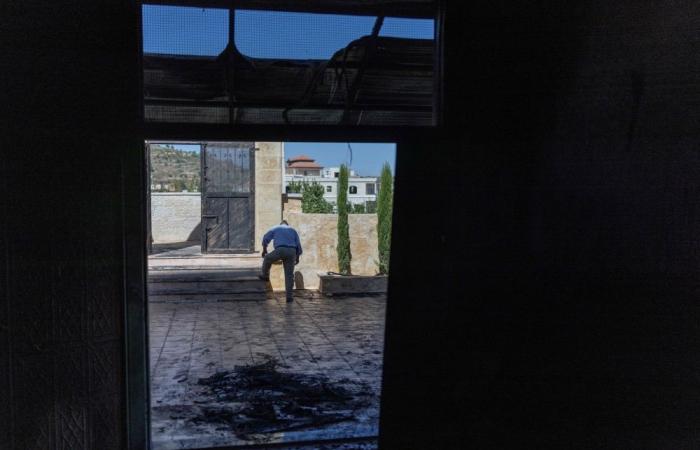 West Bank mosque set ablaze amid surge in Israeli settler violence