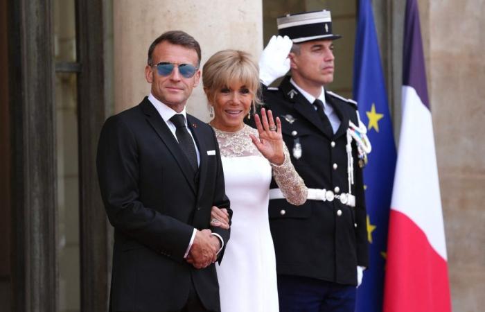 Macron wears viral Davos aviators again, citing recurring eye problem