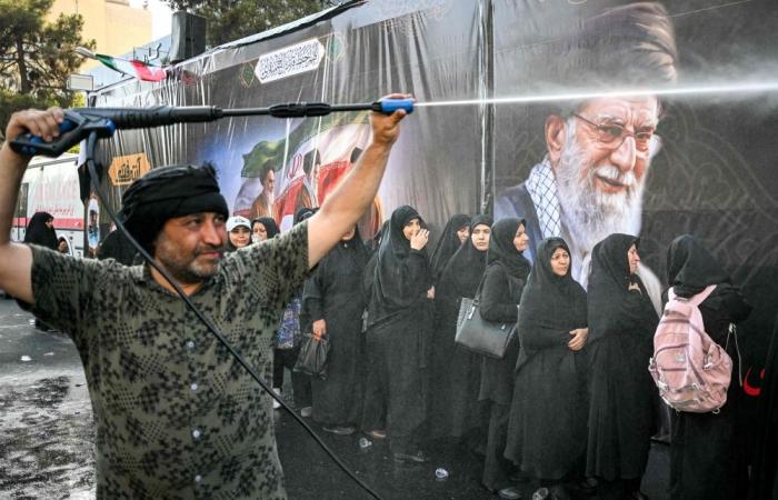 Calls to ‘have a drink’ ring out as Tehran funeral events take on fete‑like mood with free refreshments and electro music