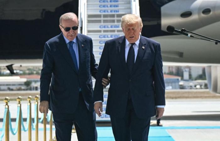 Trump lands in Ankara for Nato summit amid allies’ push on military budgets