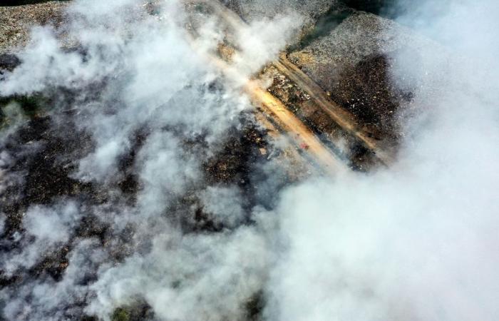 Jakarta landfill fire put out after burning for more than a week