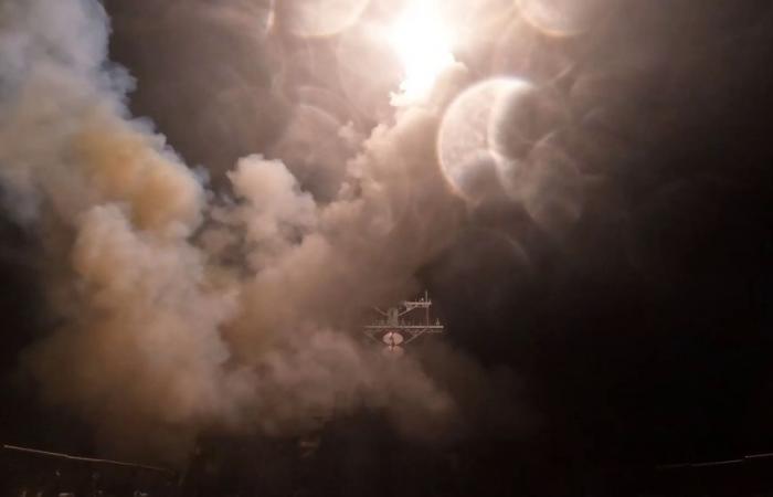 US warplane fires on ship attempting to breach Iran ports blockade