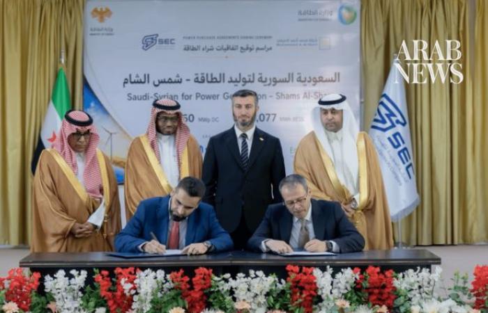 Saudi Energy Ministry and Syrian Electricity Co. ink solar energy projects deals 