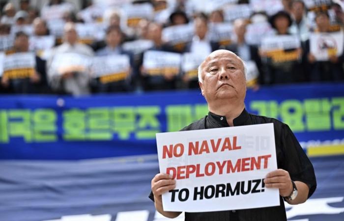 ‘Do not join war of aggression’: South Koreans protest possible troop deployment to Hormuz, call conflict ‘illegal’