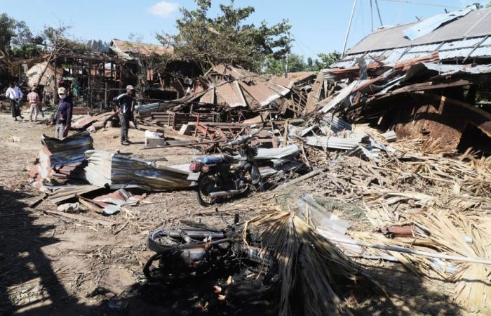 Myanmar military strike on crowded market in Rakhine state kills 33, injures dozens