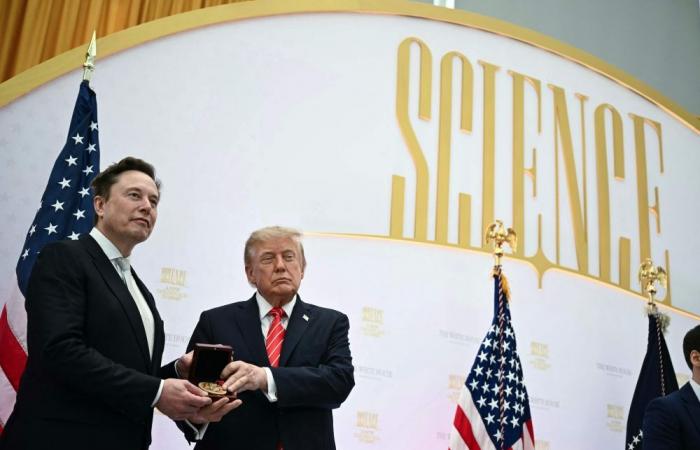 Trump calls Musk a ‘national treasure’ while handing him top US science honour