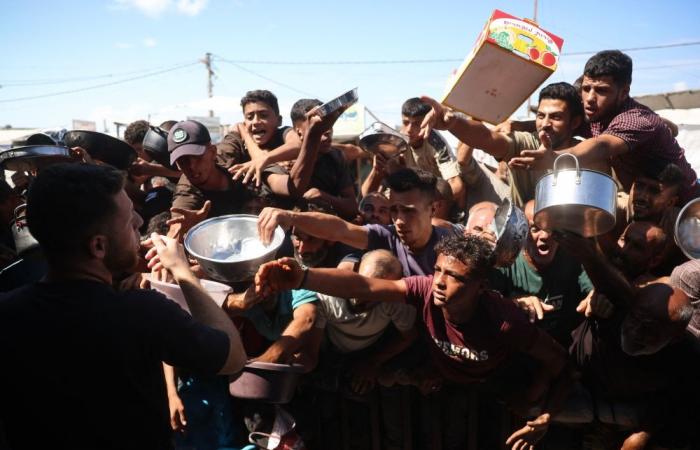 A year after Gaza ceasefire, families still queue hours for one meal a day