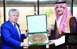 Saudi fund chief receives Uzbekistan minister