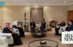 Saudi Shoura Council speaker meets king of Jordan in Amman