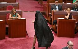 Burqa stunt earns Pauline Hanson seven-day suspension amid fierce condemnation from Australian Senate