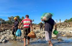 ‘Where can we go?’: Survivors pick up pieces in flood-hit Indonesia as more rain predicted