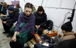 Ukrainians withstand days-long power cuts in crowded ‘resilience’ shelters