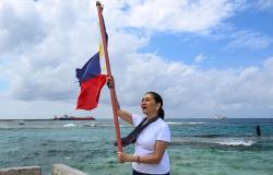 On disputed island, Philippine senator demands ‘continuous pushback’ against China in South China Sea