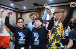 Indonesian court acquits rights activist, three others of ‘incitement’ charges over last year’s mass protests