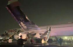 Swiss flight aborts Delhi takeoff after engine fire, emergency evacuation injures six