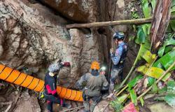 Laos cave rescue: Four men carried out on stretchers, two remain missing after flash floods