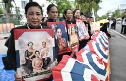 Royal protocol, grief and devotion converge in Bangkok palace as Thais bid farewell to Princess Bha