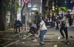 Indonesia charges four after fuel price protests turn violent