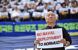 ‘Do not join war of aggression’: South Koreans protest possible troop deployment to Hormuz, call conflict ‘illegal’
