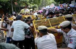Indian police detain dozens of protesters demanding election chief resign over voter-roll irregularities