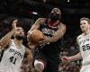 Harden half-century but Rockets pipped by Spurs