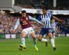 Trezeguet features in Aston Villa’s 1-1 draw against Brighton