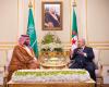 Saudi crown prince meets Algerian president in Riyadh